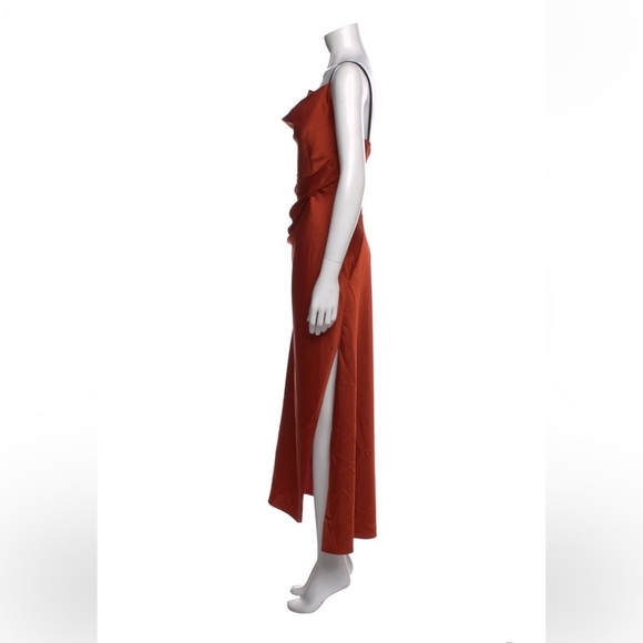 Jason Wu Collection Draped Cowl Neck Asymmetrical Dress Size 2 Luxury NWT - Picture 2 of 11